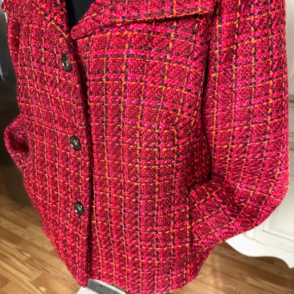 TALBOTS TWEED JACKET / CHANEL STYLE CHIC - Picture 5 of 14